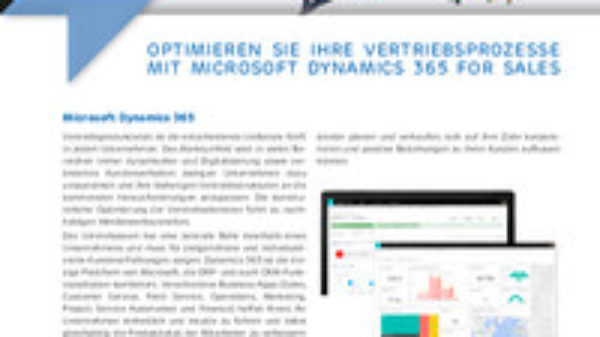 Microsoft Dynamics 365 Sales