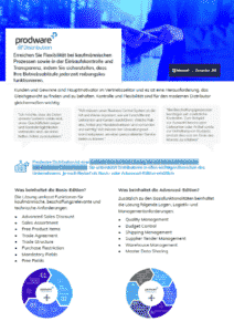 Prodware Distribution basiert auf Microsoft Dynamics 365 Business Central und unterstützt Distributoren in allen wichtigen Bereichen. 