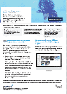Der Landing Page Accelerator erweitert die personalisierte Dashboard- und Benutzerrollenfunktionalität von Dynamics 365 Customer Engagement. 