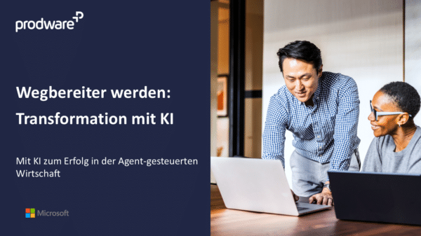 Wegbereiter werden: Transformation mit KI