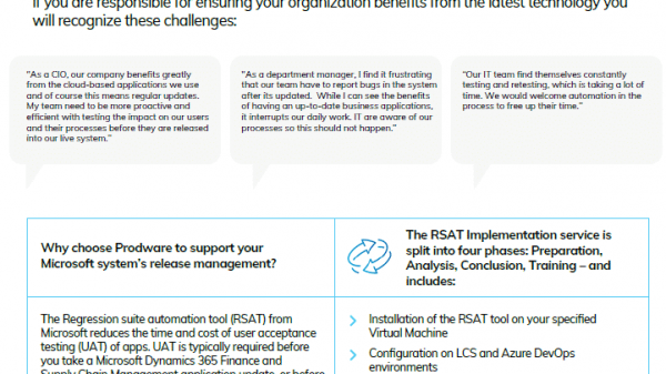 RSAT Implementation service