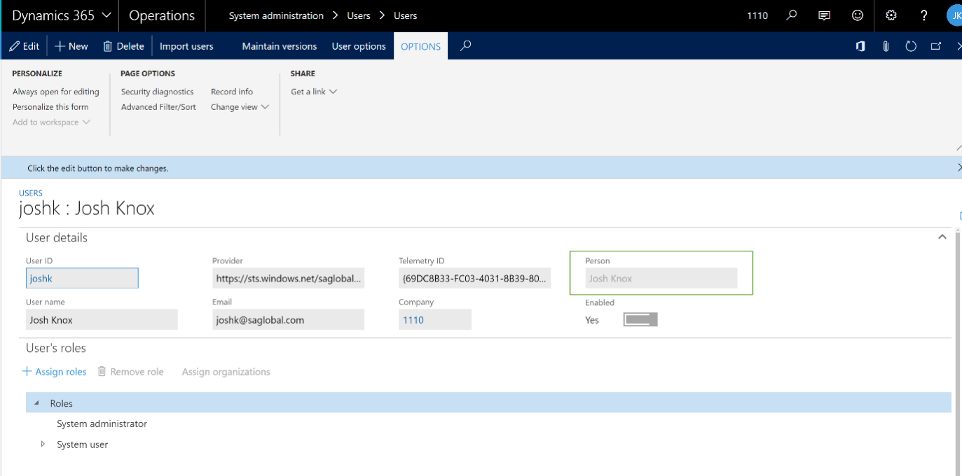 Screenshot 4 Finance and Operations