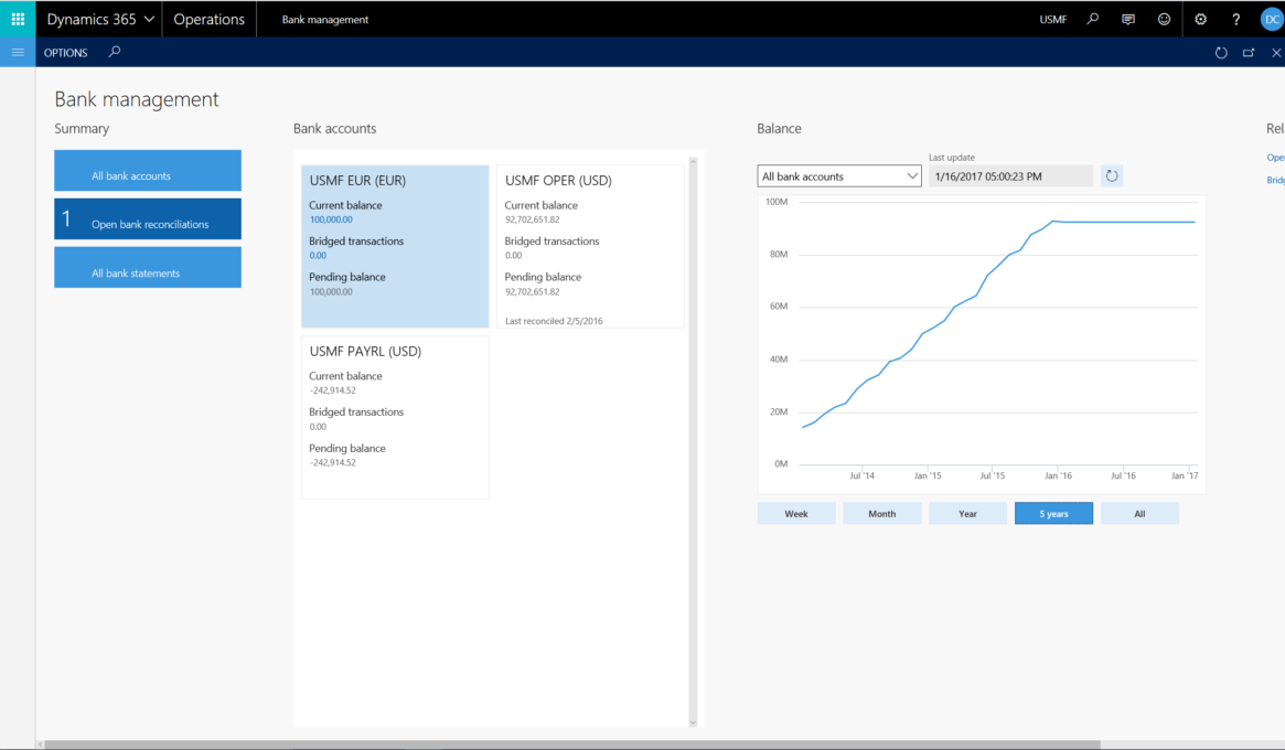 Screenshot 5 Finance and Operations