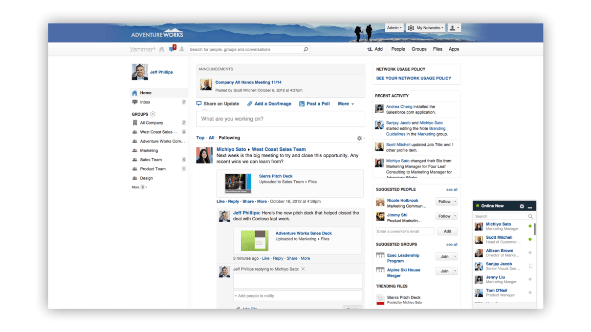 Yammer: red social corporativa de Microsoft | Prodware Spain