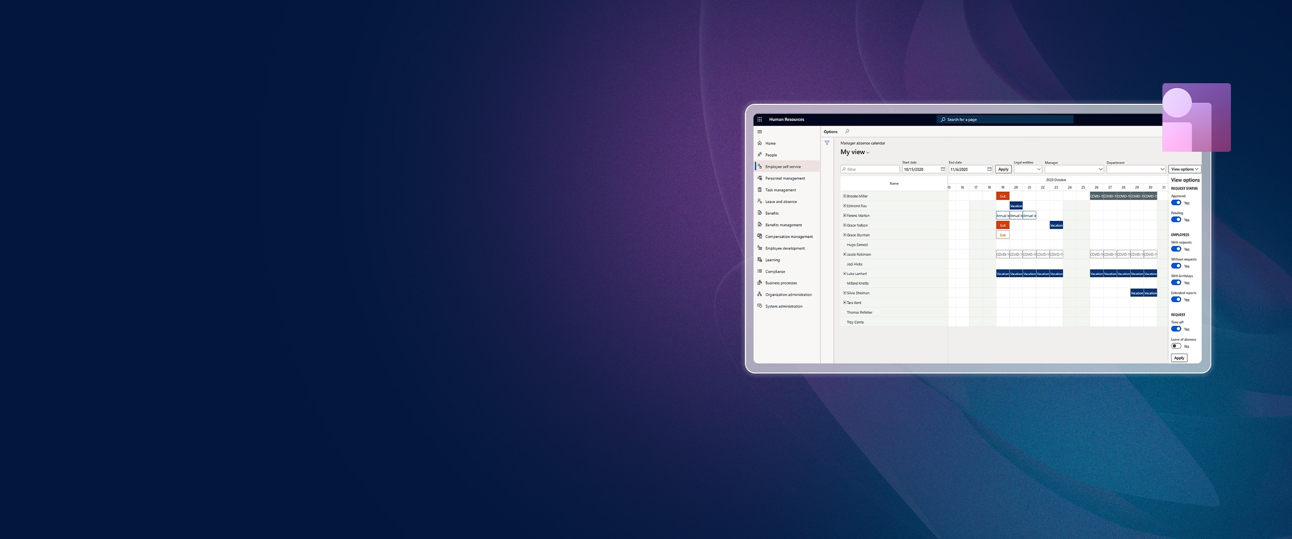 Dynamics 365 Human Resources