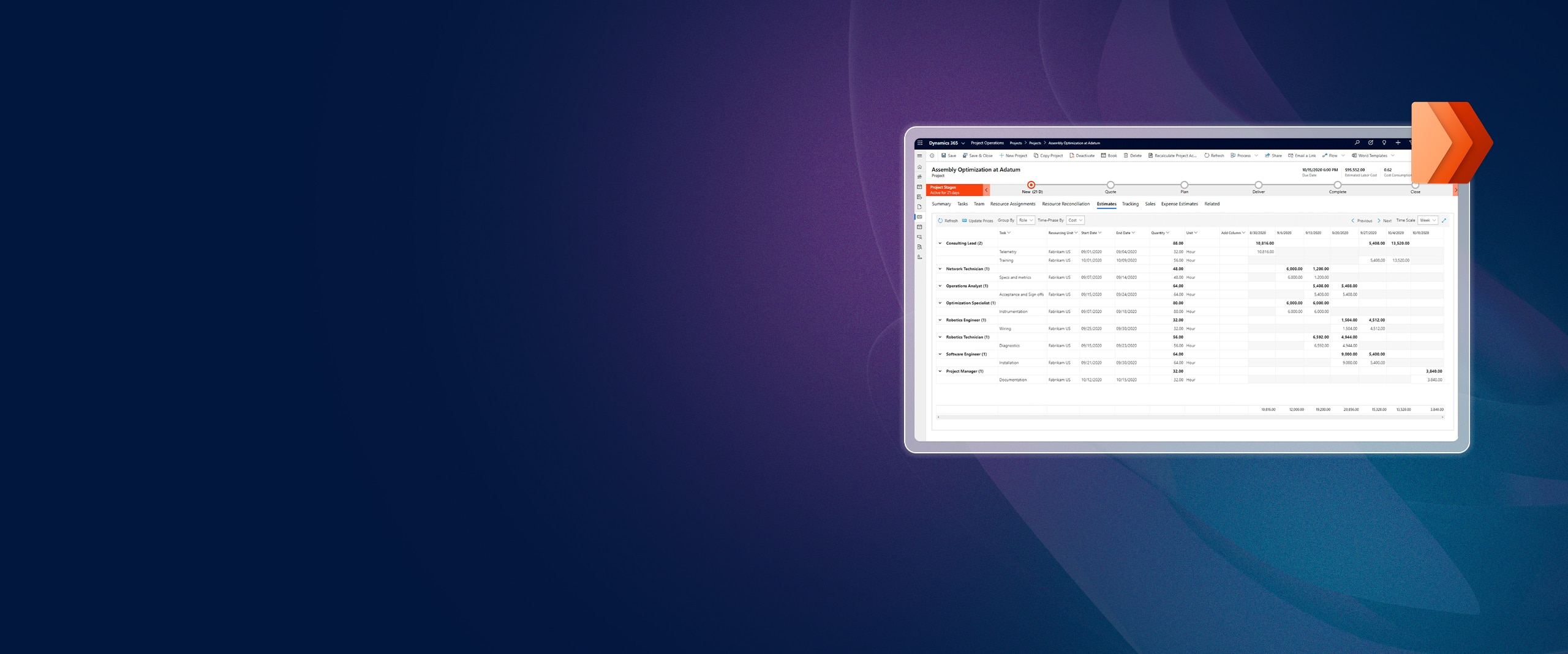 Dynamics 365 Project Operations