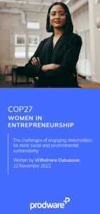 COP27 - Women in entrepreneurship cover