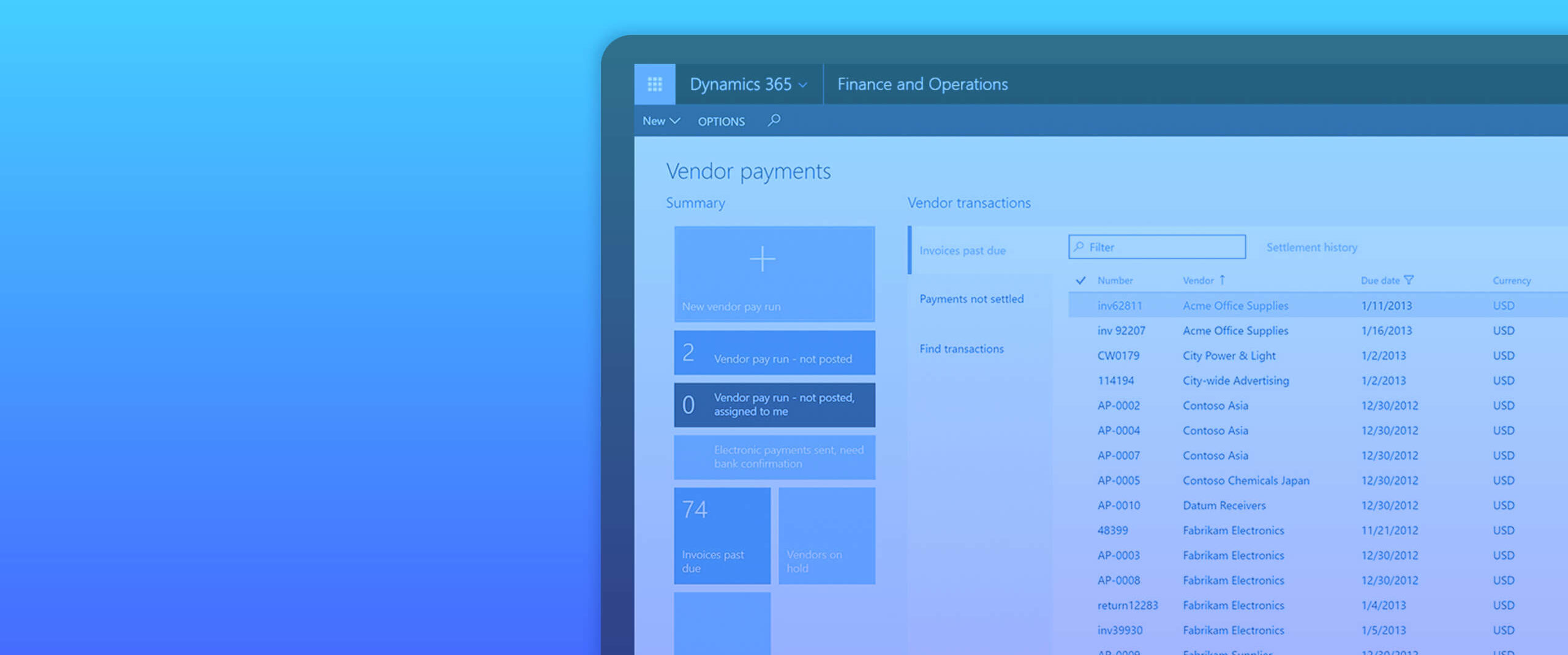 Microsoft Dynamics 365 Finance & Microsoft Dynamics 365 Supply Chain Management