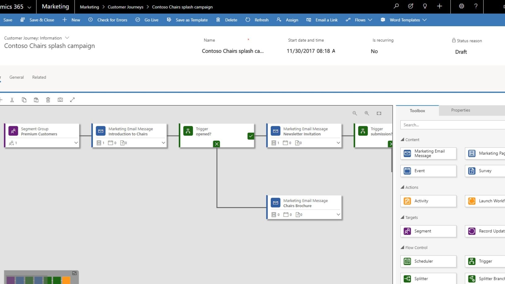 Conception de campagnes de marketing automation