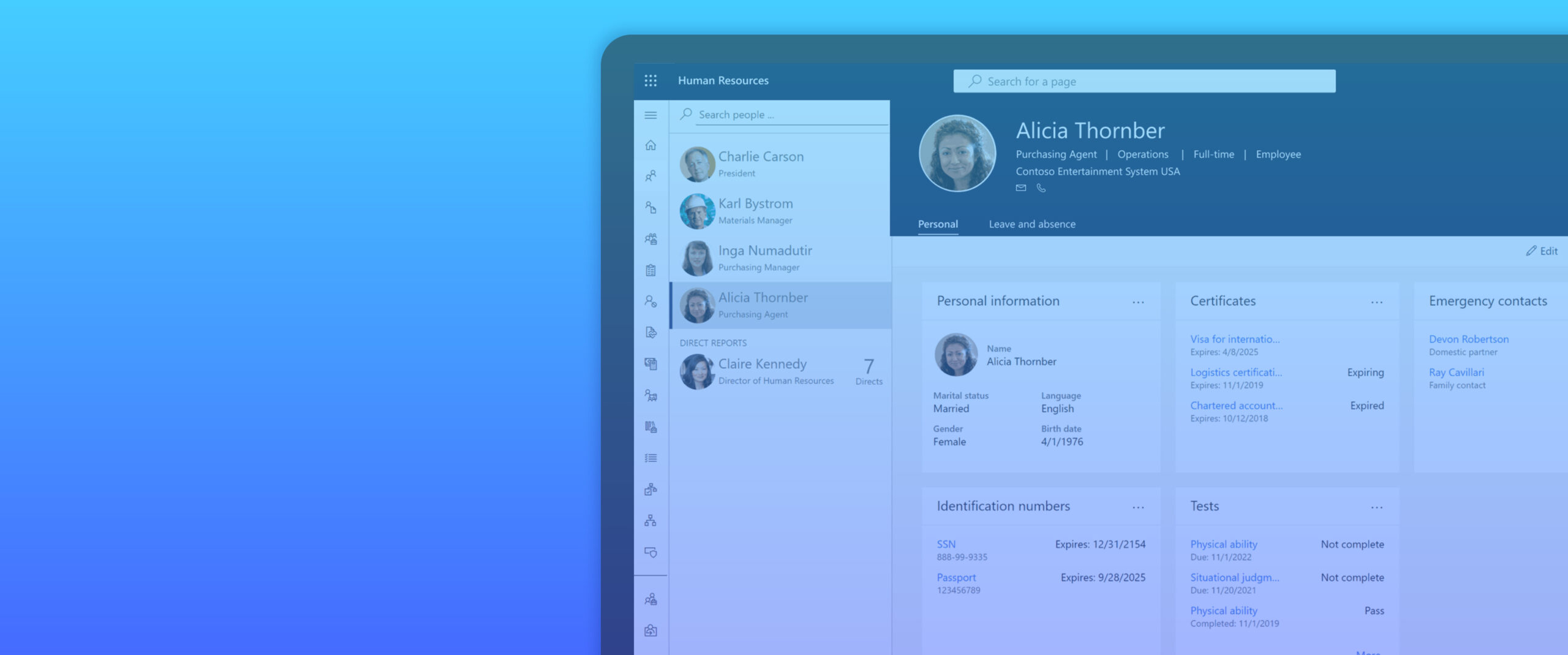 Microsoft Dynamics 365 Human Resources