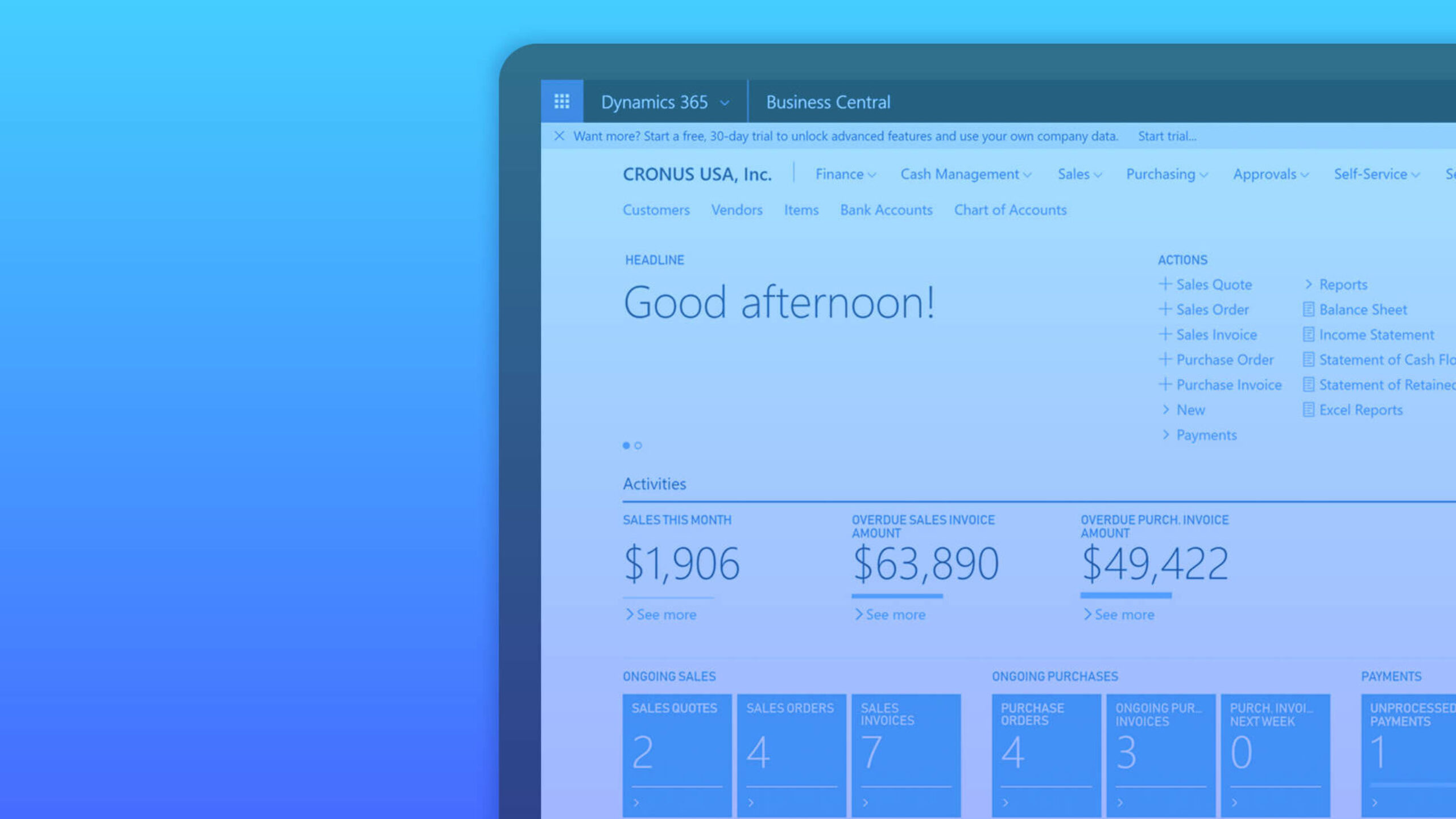 Microsoft Dynamics 365 Business Central