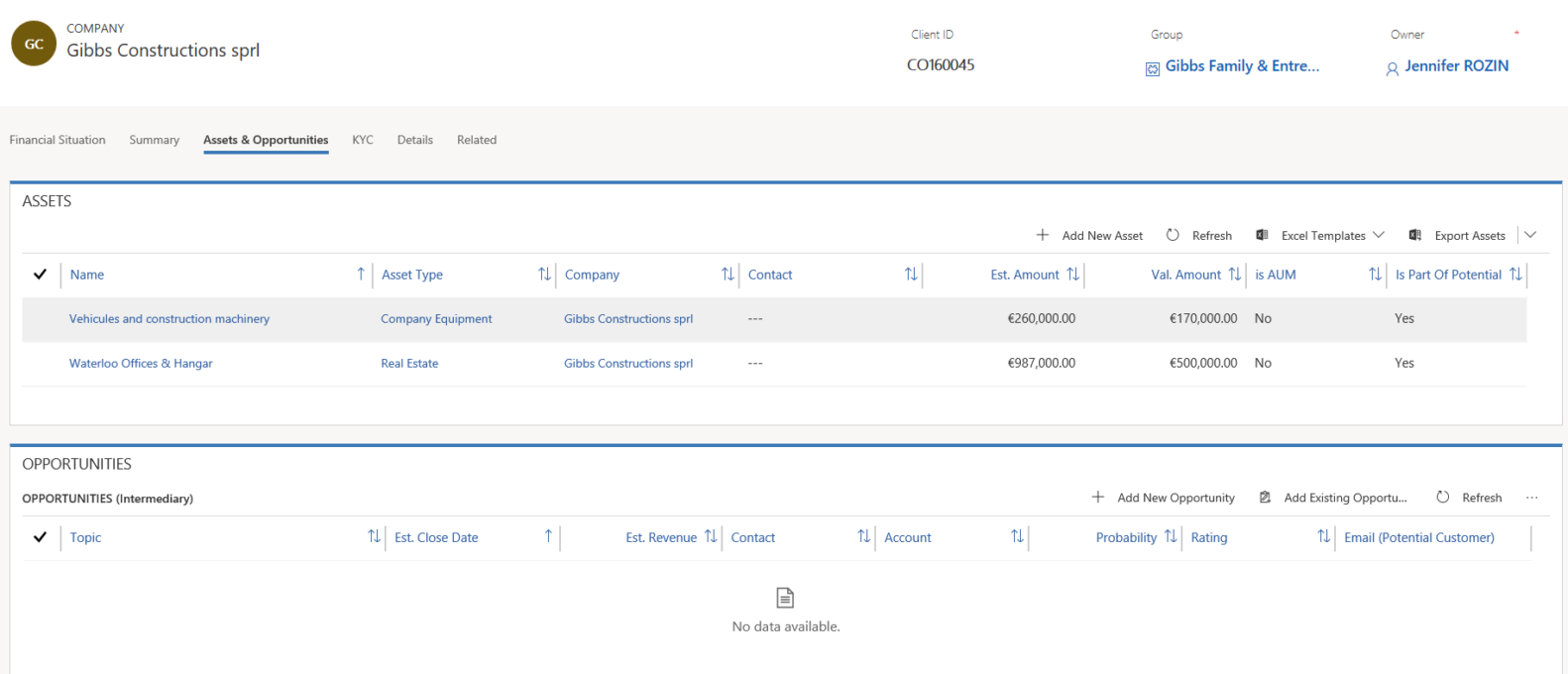 Wealth management a company view