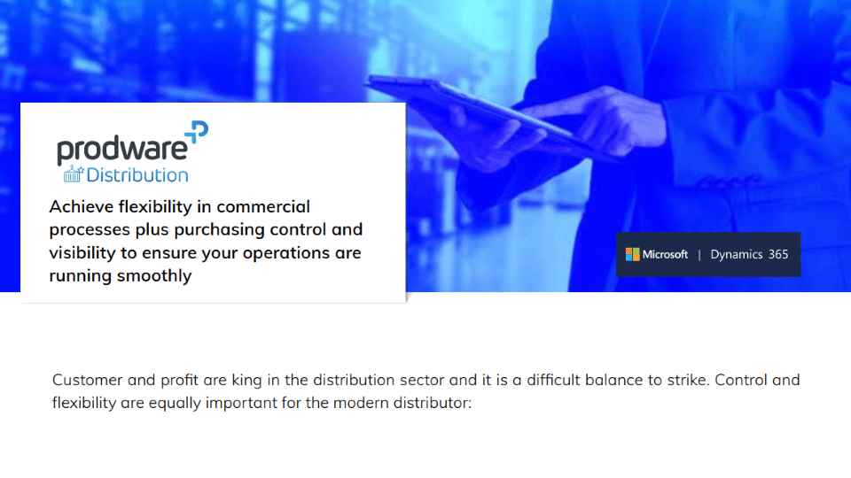 Distributie voor Dynamics 365 Business Central