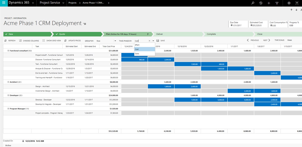 Présentation Project Service Automation