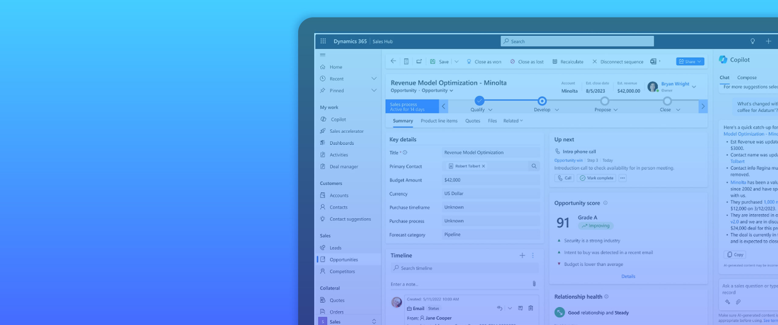 Microsoft Dynamics 365 Sales