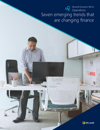 Seven emerging trends that are changing finance.