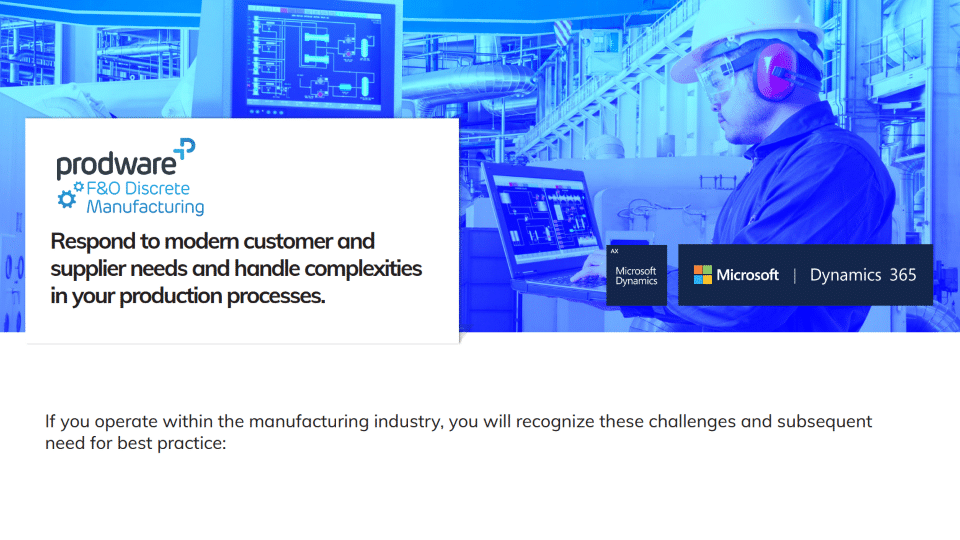 Discrete Manufacturing