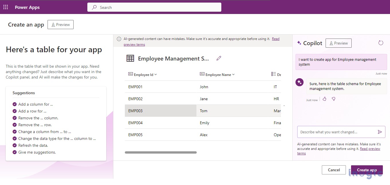 Maak bedrijfsapplicaties met Microsoft Copilot