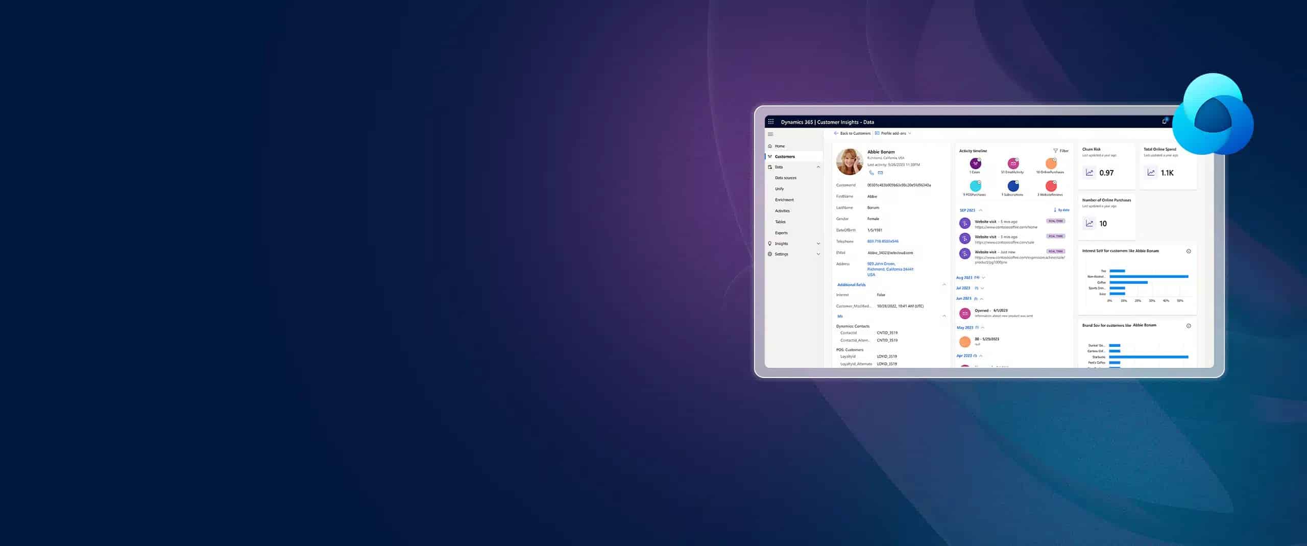 Customer insights data