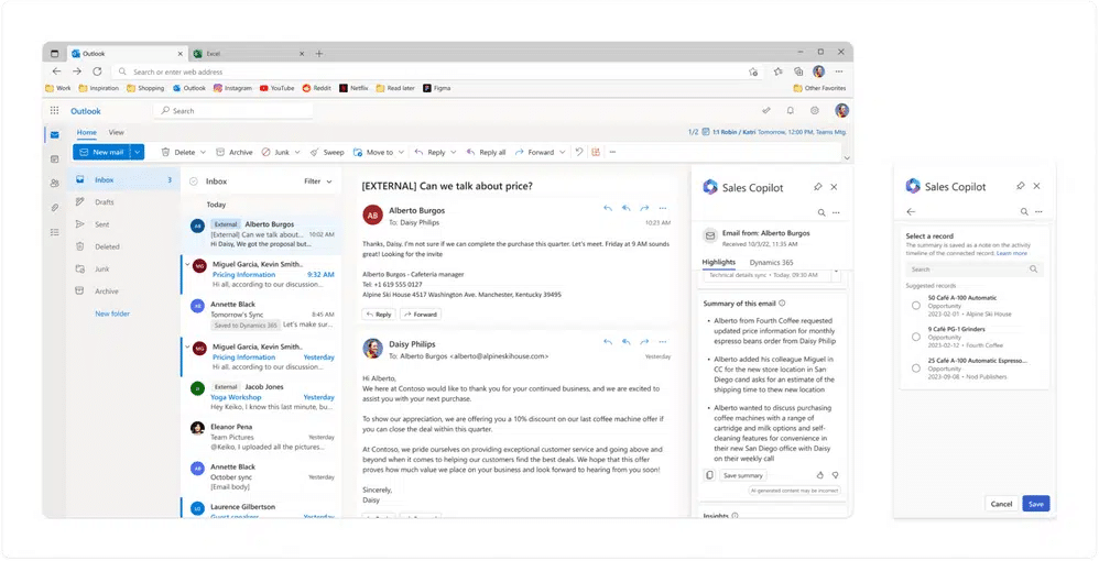 Microsoft Copilot for Sales