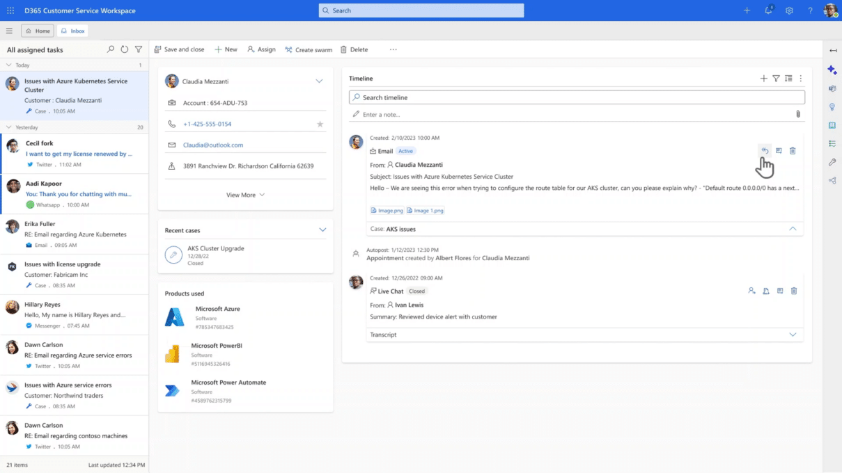 Copilot in Dynamics 365 Customer Service