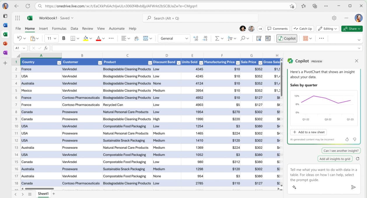 Copilot in Excel