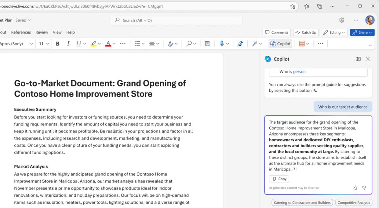 Copilot in Word