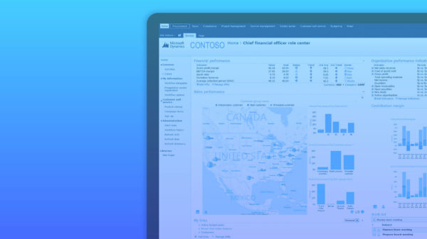 Microsoft Dynamics AX header