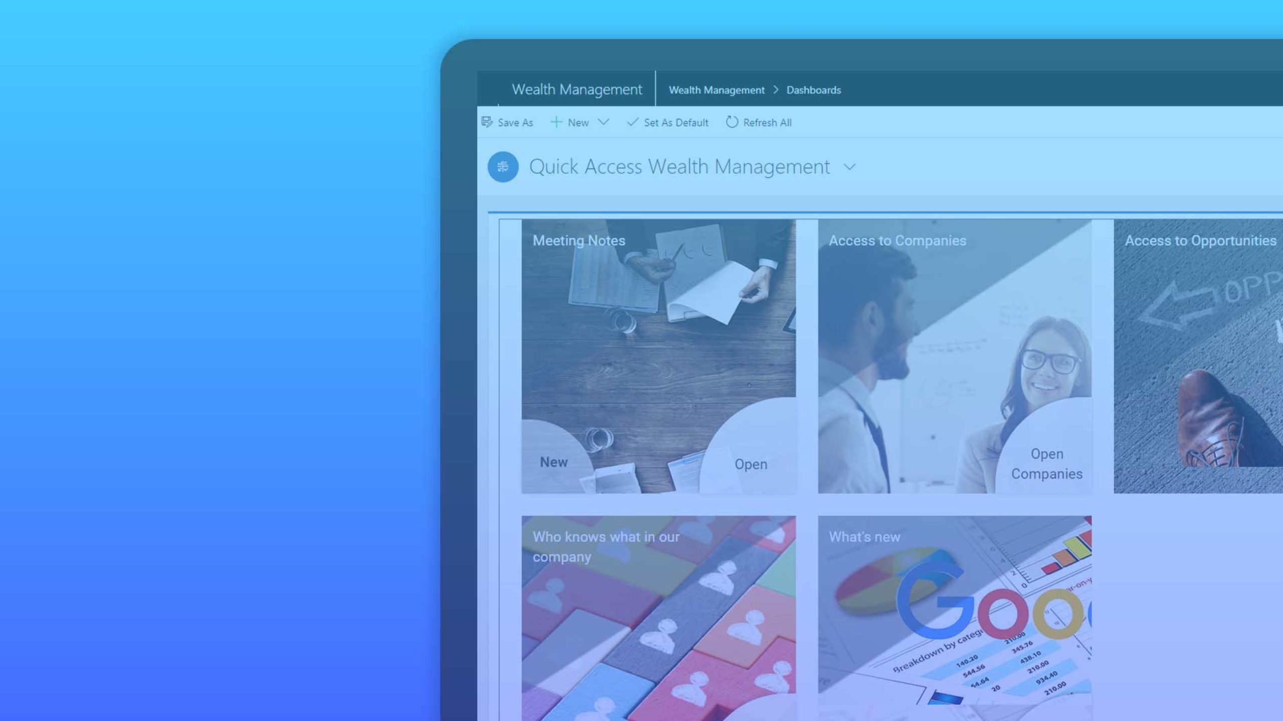 Wealth Management for Microsoft Dynamics 365 Sales