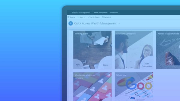 Wealth Management for Microsoft Dynamics 365 Sales