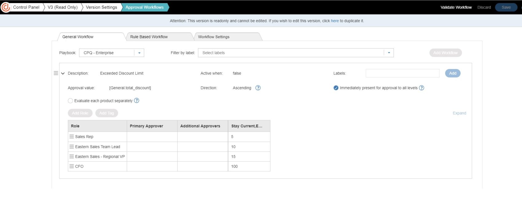 DealHub creating approval workflows