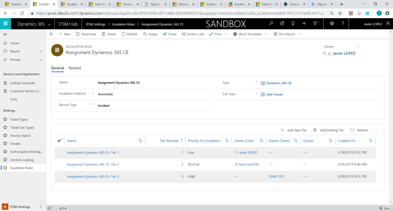 ITSM Escalation models in Incident Management