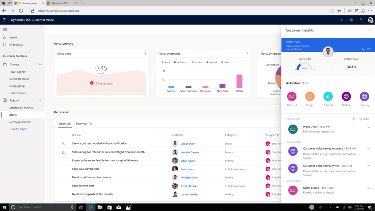 Microsoft Dynamics 365 Customer Voice