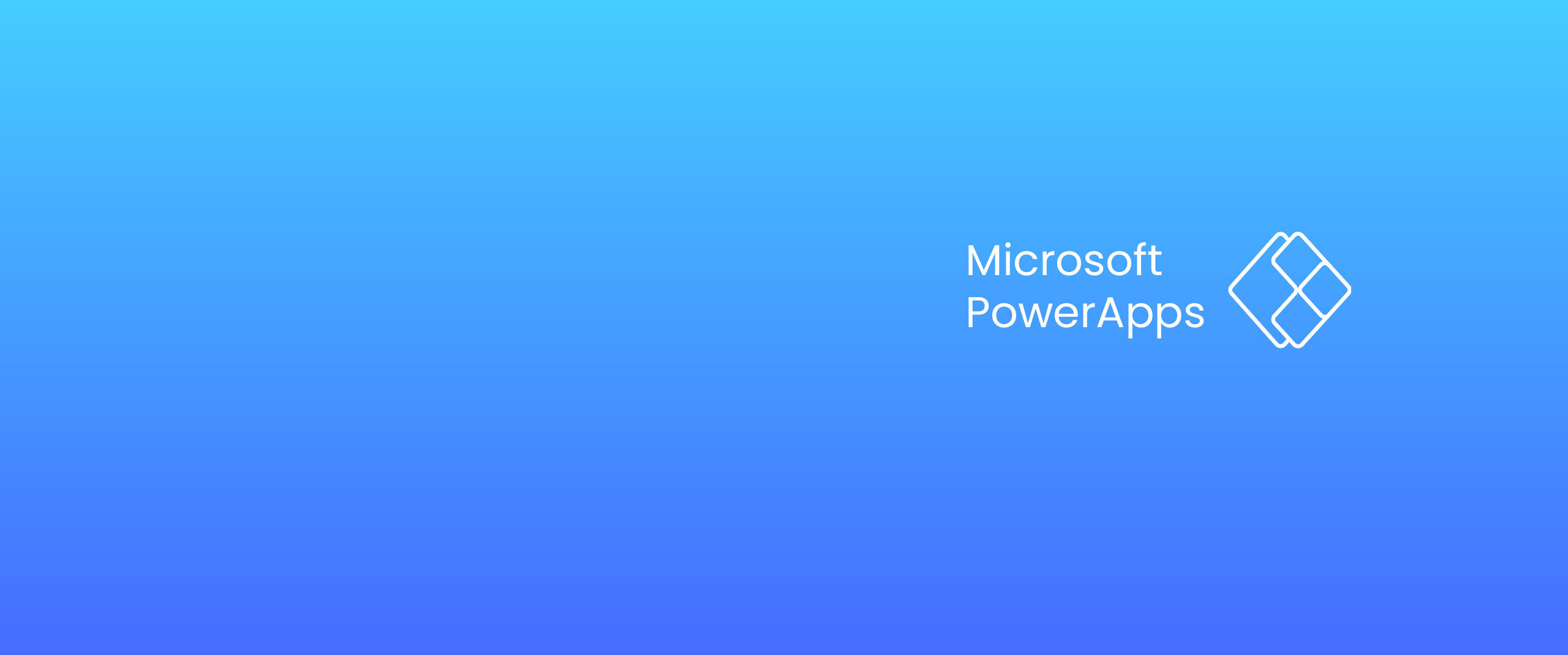 Microsoft PowerApps header