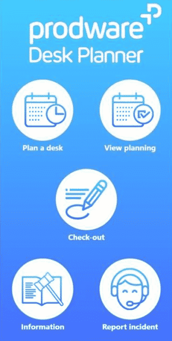 Desk Planner mobile app