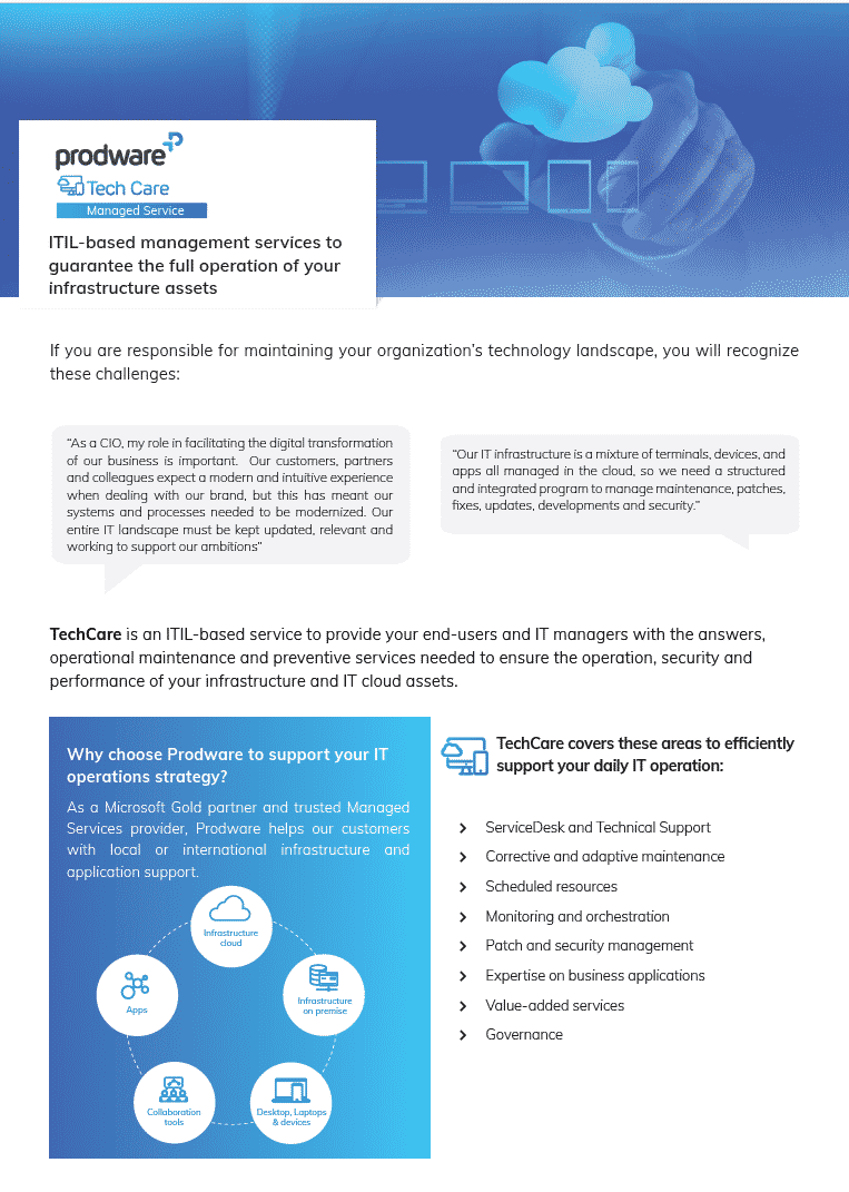 TechCare Managed Service brochure thumbnail