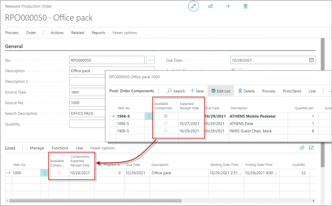 Components Availability