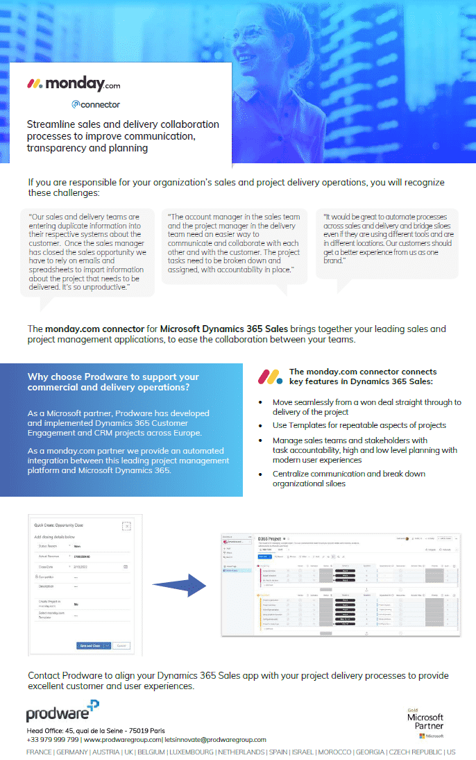 monday connector Dynamics-365 Sales brochure thumbnail