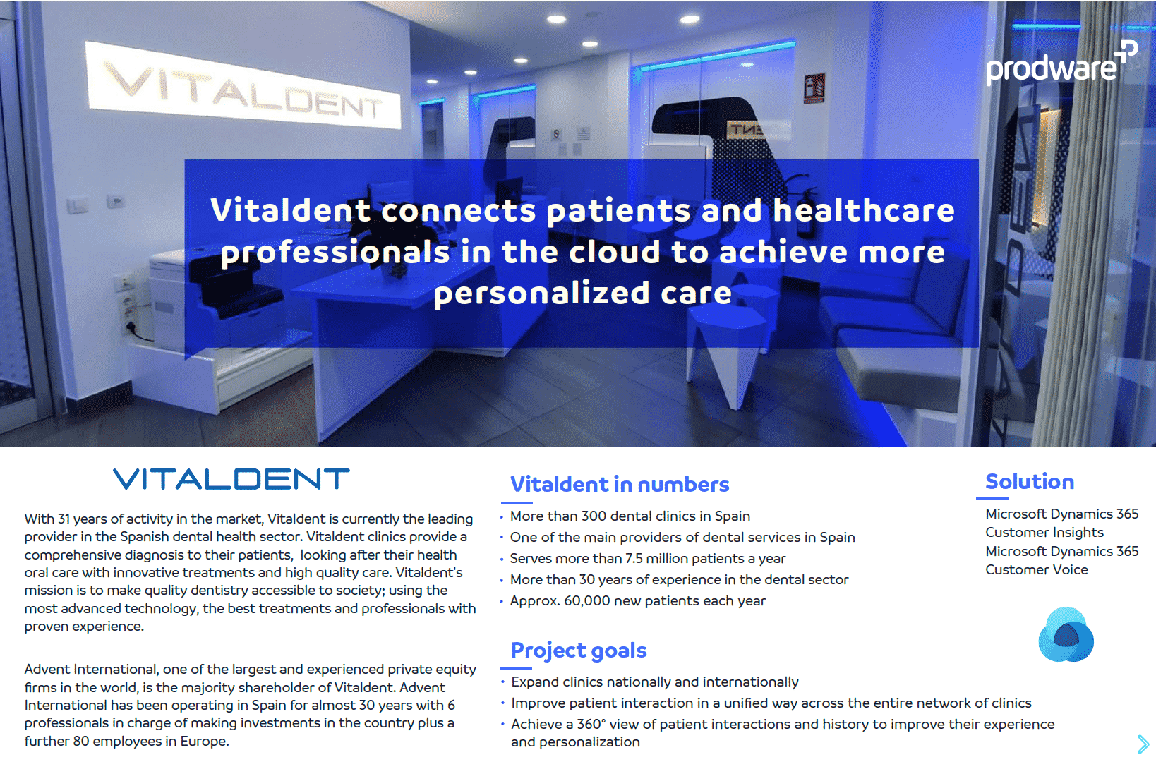 Vitaldent Customer Testimonial image