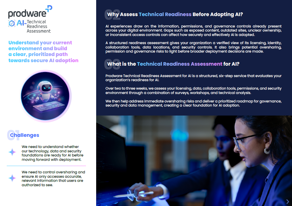 AI Technical Readiness Assessment brochure