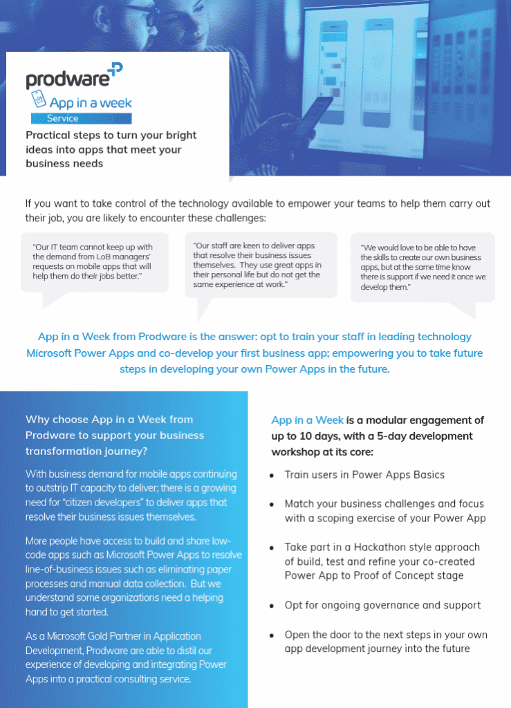 app in a week brochure thumbnail