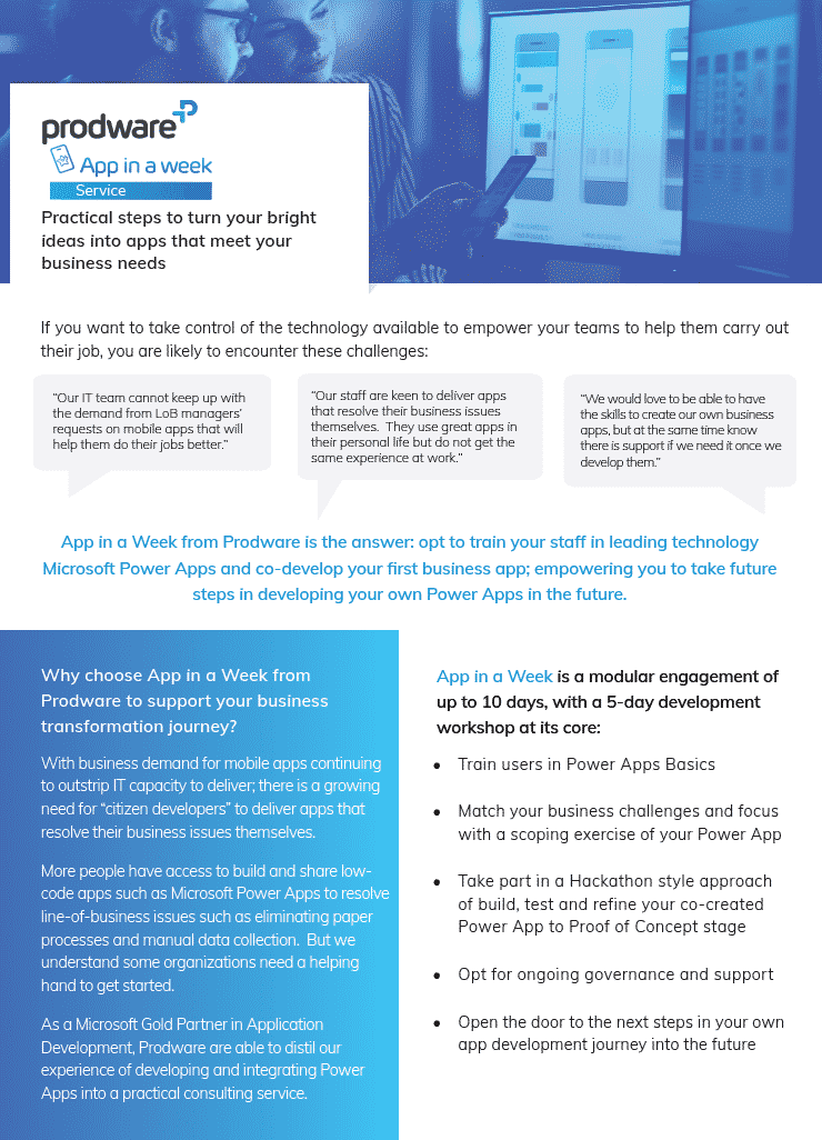 app in a week brochure thumbnail