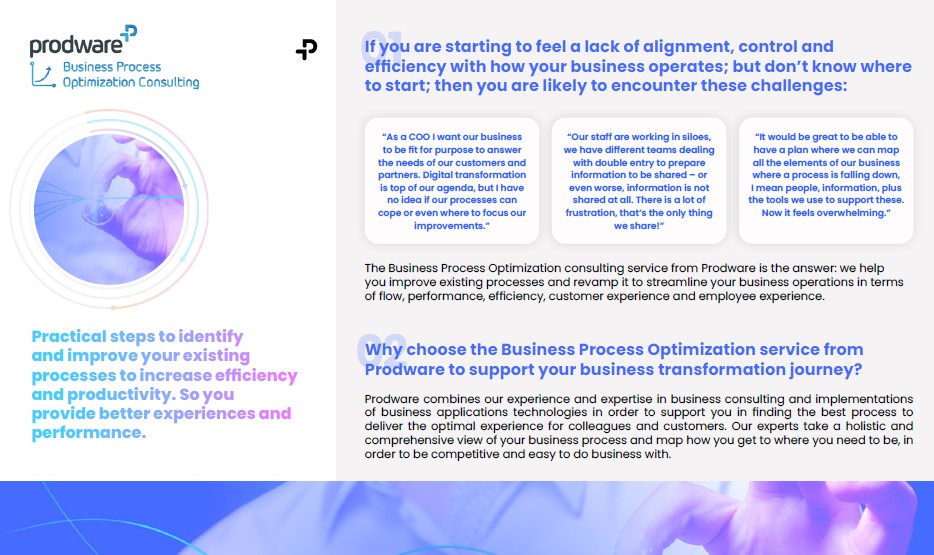 business process optimization brochure thumbnail