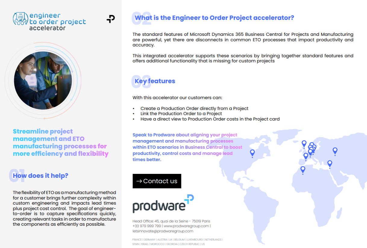 engineer to order project accelerator brochure thumbnail