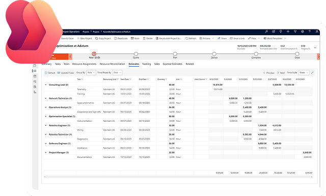 Microsoft Dynamics 365 Project Operations